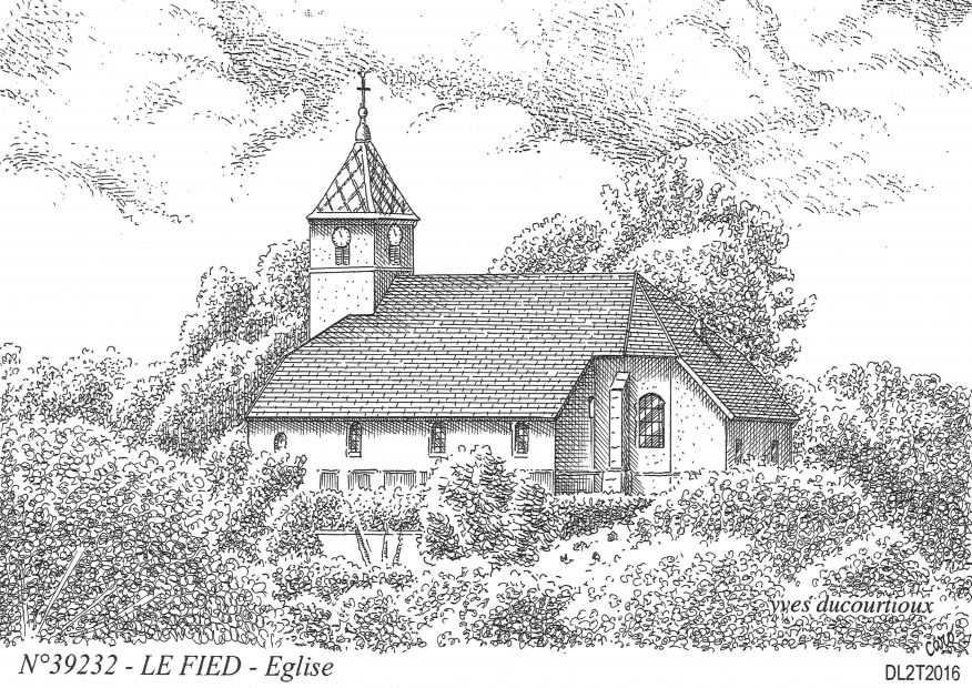 N 39232 - LE FIED - église